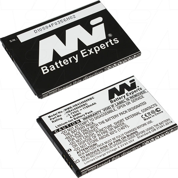 MI Battery Experts WMB-HB434666RBC-BP1